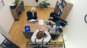 loan4k blonde whore gets rough anal fuck for a loan!