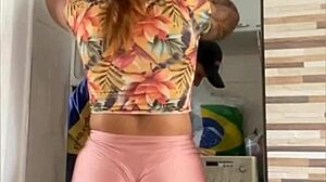 Redhead Wife Flashing Pussy Outdoors