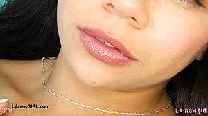 Petite Latina Beauty Gets Pov Massage And Fucking From Father In Law