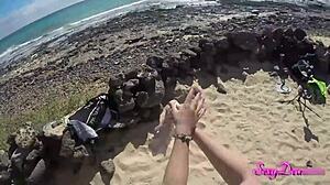 Dive Into Desire Beach Doggystyle Fucking