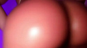 Step Sister's Boyfriend Bent Over For Intense Ass Fucking