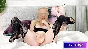 Hey, check this out! Revealme kinky Italian MILF goes wild with dildo play in stockings for fetish solo fun.