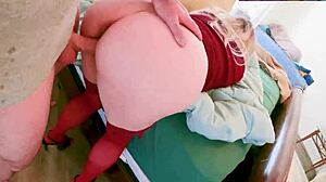 Horny Stepmom Caught by Peeping Stepson, Fucked Hard in POV Action