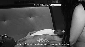 Hotwife Gives Handjob to Friend in Part 3 Clip with Small Tits Massage.