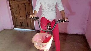 Village Girl Banged While Riding Cycle!