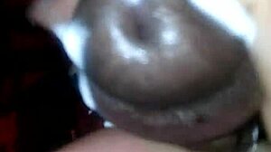 Detailed View Of Black Cock Masturbation Leading To Intense Cumshot In Brand New Video