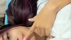 After a steamy massage, brunette craves raw pounding