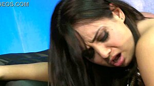 holly west gets a cumshot to the tits after anal sex