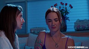 Breadcrumbs Episode 3 Siri Dahl Lexi Luna Scissoring and Kissing