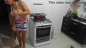 Muscular Employee Sucks Monster Cock And Licks Big Pussy Lips