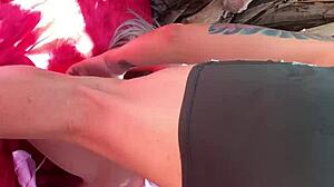 Horny slut on all fours for me, ass damaged, little whore sex toy