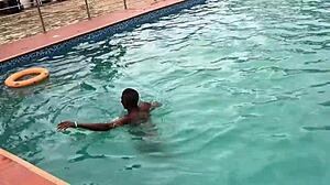 After Pool Fun, I Fucked Fat Bitch For Cumshot!