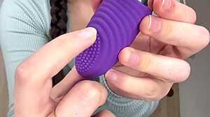 Hungarian Girl Displays Huge Pink Toy Seductively