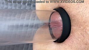 Hey, pump my pussy with that vacuum and finger it deep