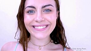 Wow, this brunette model got banged at her casting audition… unreal! 😲