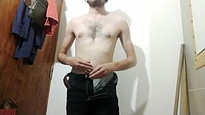 Feeling Cute And Naked In The Bathroom With A Big Cock