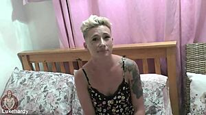 Hey man, watch this amateur babe’s tight pussy get totally wrecked in her first scene!