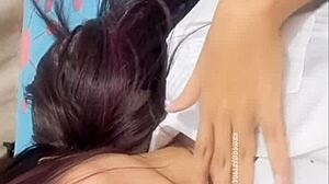 After a steamy massage, brunette craves raw pounding