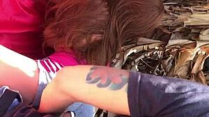 Horny slut on all fours for me, ass damaged, little whore sex toy