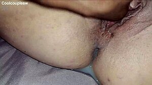 Creampie After Wet Pussy Fingering And Masturbation