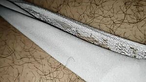 girl fucks guy with strapon, 'eat my wife while she rides'