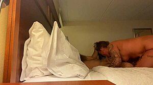 i deep throat my big cock in a hotel room