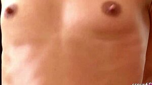 Blonde Curly-Haired Petite Sheena Shaw Endures Intense Fuck with Facial and Cum Swallow!