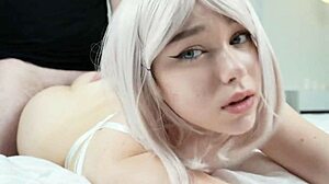 Fucked a Juicy Blonde Babysitter in Every Hole With Handjob and Doggystyle Action