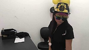 Hot Latina Milf Nurse Prepares Anal Plug For Horny Buttocks Play