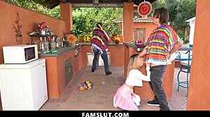 petite stepsister sucks stepbrothers cock secretly