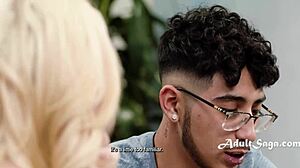 Stepmom Brittany Andrews and Diego Perez get kinky in taboo play