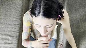 I sucked my friend's husband while she was at the gym.