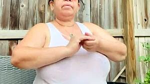 big wet shirt on tetas in intriguing display