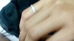 Muslim girl gets down with hindu boyfriend in hardcore session.