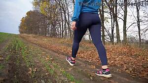 Milf With Nice Ass In Tight Pants! View From Behind?