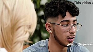 Stepmom Brittany Andrews and Diego Perez get kinky in taboo play