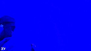 Blacklight fetish video