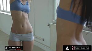 Gorgeous Brunette Babe Intensely Rides Cock, Moaning With Pleasure