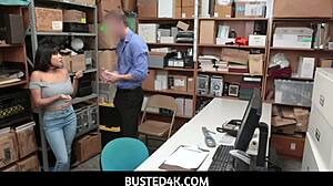 Busted4K - Aryana Amatista Latina Accused by Officer