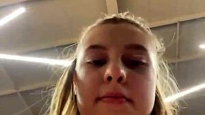 Training and Fucking Teen Pussy in Gym with Big Tits!