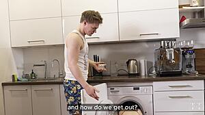 me and my friend got stuck in the kitchen but saved by dick