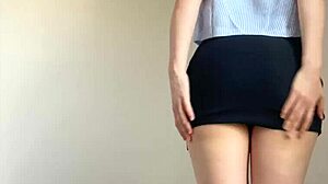 Blonde risks anal in public with butt plug