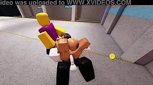 Hey, wanna see this Roblox bitch banged by 3 noobs?