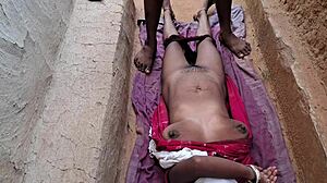 Indian desi bhabhi enjoying party with friends