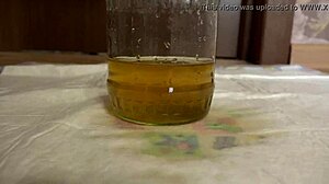 I’m amazed by this busty milf’s hairy pussy pissing compilation