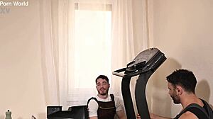 Damn! Bored housewife Ania Kinski takes double penetration from repairmen hard!