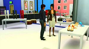 Cinderella Milf Feels Intense Passion During Hardcore Anal Fucking In Shoe Store With Heels And Stockings