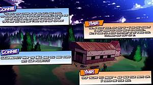 ymir and connie in intense special training with anal and blowjob!