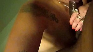 Kelsey Sucks Jay's Big Black Cock Again for Early Breakfast Interracial Action