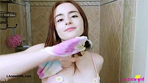 What happens when a cute teen slut showers before a steamy photoshoot? Intriguing secrets unfold.
